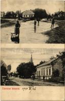 1910 Bilke, Bilok, Bilki, Bilky; Fő utca, Borzsa folyópart / Borzhava riverside, main street (EK)