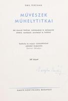 Emil Pirchan: Művészek műhelytitkai. Két évezred festőinek, szobrászainak és építészeinek életéről, munkájáról, szerelméről és haláláról. Ford. és magya művészettörténeti adatokkal kiegészítette: Szalai Sándor. Bp.,1945,Dante. Fekete-fehér szövegközti képanyaggal gazdagon illusztrált. Kiadói félvászon-kötés