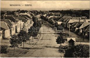 Szepsi, Abaújszepsi, Moldava nad Bodvou; Fő utca / main street (EK)