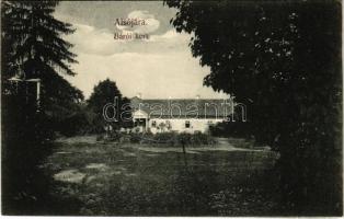 1913 Alsójára, Iara de Jos, Iara; Báró Kemény kastély kert / castle garden