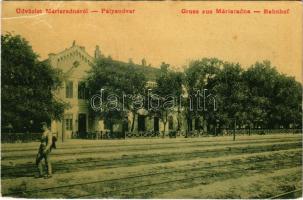 Máriaradna, Radna (Lippa, Lipova); pályaudvar, vasútállomás. W.L. ? / railway station (Rb)