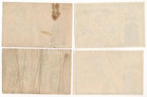 Budapest 1919. 2K + 5K + 10K (2x) "Schlick Nicholson Gép-Waggon- és Hajógyár" utalvány T:I...