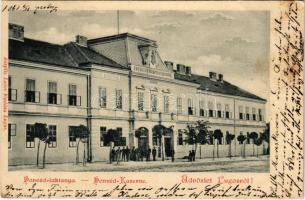 1901 Lugos, Lugoj; Honvéd laktanya. Auspitz Lajos kiadása / military barracks (EK)