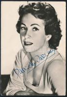 Danielle Darrieux (1917-2017) aláírása az őt ábrázoló fotón