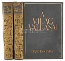 Szimonidesz Lajos: A világ vallásai. I.-II. köt. [Komplett]. Bp., [1928], Dante. Kiadói aranyozott egészvászon-kötés, Gottermayer-kötés, kissé kopott borítóval, sérült gerinccel, belül jó állapotban.