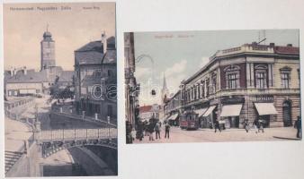 8 db MODERN erdélyi reprint képeslap próbanyomatokkal: Nagyvárad, Kolozsvár, Torockó, Nagyszeben / 8...