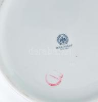 Hollóházi szedres bonbonier, matricás, jelzett, kopott, m: 14 cm d: 17 cm