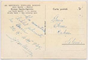 Maroshévíz, Oláhtoplica, Toplita, Toplica; Bánffy-fürdő, úszómedence / Baile Banffy, Bazinul / spa, ...