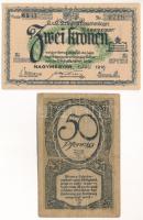 Nagymegyer / Hadifogolytábor 1916. július 1. 2K arab sorozat- és sorszámmal, "MS" betűjelz...