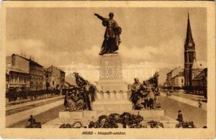 Arad, Kossuth szobor. Kerpel Izsó kiadása / statue (EK)