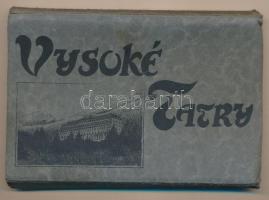 Tátra, Magas-Tátra, Vysoké Tatry; leporello képeslapfüzet 25 képeslappal / leporello postcard bookle...