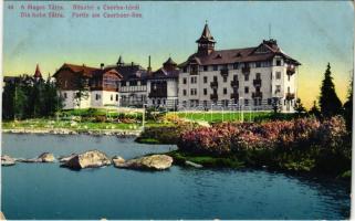 Tátra, Magas-Tátra, Vysoké Tatry; Csorbai tó, szálloda / Strbské Pleso, hotel