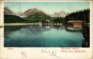 1902 Tátra Magas-Tátra, Vysoké Tatry; Csorbai tó. Cattarino S. 171. / Strbské Pleso (EK)