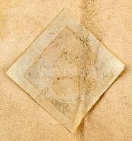 1830 Keszthely, Festetics László által alapított Georgicon bizonyítvány, felzetes szárazpecséttel