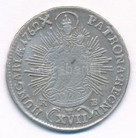 1762K-B 17kr Ag "Mária Terézia" (5,78g) T:2-,3 ü.
Hungary 1762K-B 17 Kreuzer Ag "Mar...