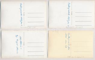 9 db második világháborús eredeti katonai fotó az orosz frontról Ukrajnából, lengyel vasútállomás / ...