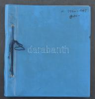 Kb 500 db osztrák bélyeg 7 lapos A4-es berakóban