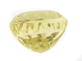 Citrin ovális vegyes csiszolás, 11,7 cts 12 mm