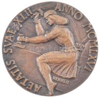 Renner Kálmán (1927-1994) 1966 "M.V.D.r. Otto Herber Numorum Cultor / Aetatis Svae XLII - Anno ...