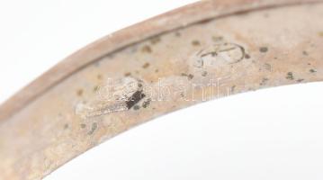 Tanzanit köves ezüst (Ag) gyűrű 0,5 cts 2,63 g Jelzett m: 56