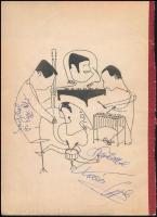 1963 Ifjúsági jazz klub híradója 1. szám, benne Radics Gábor, Pege Aladár, Kovács Gyula autográf alá...