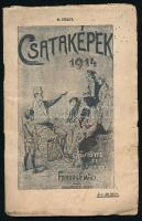 1914 Csataképek, kis történetek a nagy háborúból, 6. füzet, borítón szakadás, 32p