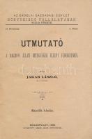 Jakab László: Útmutató a ragadós állati betegségek elleni védekezésben. Kolozsvár, 1892, Gámán János...