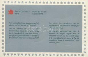 Kanada 1990. 1c-1$ 6klf db, szettben T:PL Tanúsítvánnyal!