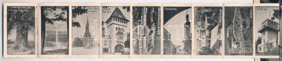 1944 Kőszeg, látkép a Kálváriával. leporellolap (Rb)