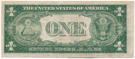 Amerikai Egyesült Államok 1934-1945. (1935A) 1$ "Silver Certificate - kisméretű" sárga pec...