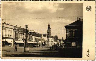 1942 Zombor, Sombor; Fő utca, üzletek / main street, shops. photo