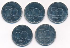 2006. 50Ft Cu-Ni "1956-os forradalom" (5x) T:2 karc 
Adamo FOEM7