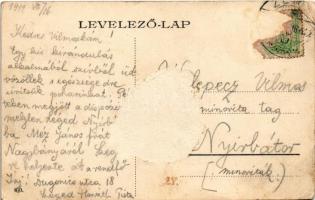 1911 Zenta, Senta; vasútállomás / railway station (Rb)