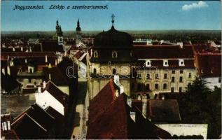 1916 Nagyszombat, Tyrnau, Trnava; látkép a szemináriummal / general view, seminary (EK)