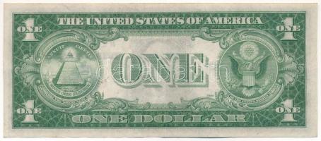 Amerikai Egyesült Államok 1935-1945. (1935A) 1$ "Silver Certificate - kisméretű", kék pecs...