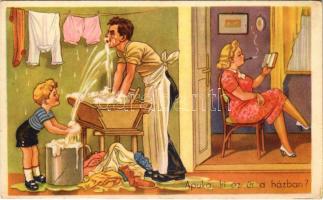 Apuka ki az úr a házban? / Husband and wife humour (fl)