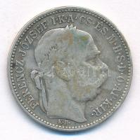 1896KB 1K Ag "Ferenc József" T:3 patina Adamo K5