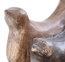 Jelzés nélkül: Madarak. Fa, m: 31 cm