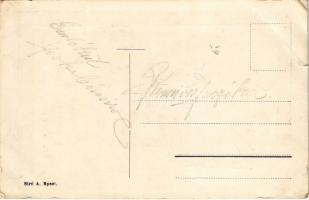 I. Ferenc József született 1830 meghalt 1916. Szecessziós gyászlap / Art Nouveau obituary card of Fr...