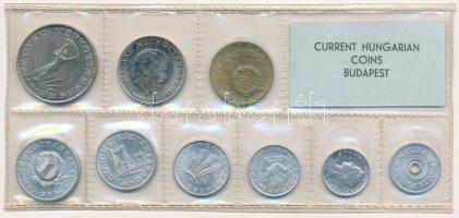1972. 2f-10Ft (9xklf) érmés forgalmi sor fóliatokban T:1 patina Adamo FO5