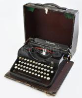 Continental írógép magyar billentyűzettel, müködőképes, sérült dobozzal