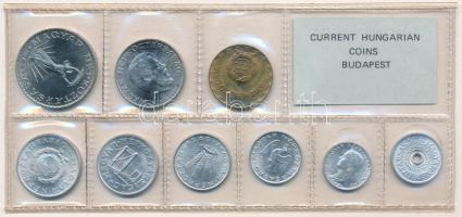 1981. 2f-10Ft (9xklf) érmés forgalmi sor fóliatokban, benne "FAO" 10Ft T:1 patina
Adamo F...