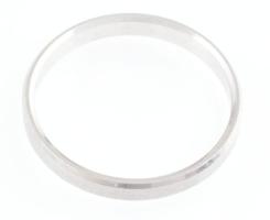 Platina (Pt) gyűrű, jelzett, m: 63. nettó: 4,9 g