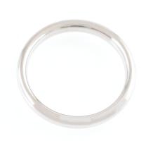 Platina (Pt) gyűrű, jelzett, m: 50. nettó: 4,4g