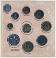 1998. 50f-200Ft (10xklf) forgalmi sor + 1998. 100Ft alpakka "1848-1849. Szabadságharc 150. évfo...