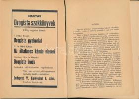 Tischler János: Kozmetika I. Magyar Drogista Szakkönyvek III. köt. Bp.,(1935.),Drogista Közlöny. Kop...