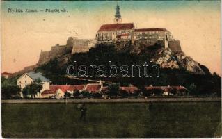 1928 Nyitra, Nitra; Zámek / Püspöki vár / bishop's castle (gyűrődés / crease)