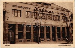 Losonc, Lucenec; Kalmár vendéglő, étterem. Bukor József kiadása / restaurant (EK)