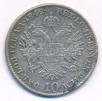Ausztria 1842A 10kr Ag "V. Ferdinánd" T:2- patina Austria 1842A 10 Kreuzer Ag "Ferdin...