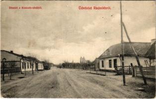 1911 Radnót, Radnuten, Iernut; Kossuth utca. Dunky Fivérek cs. és kir. udvari fényképészek kiadása / street view (EK)